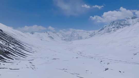 雪山航拍