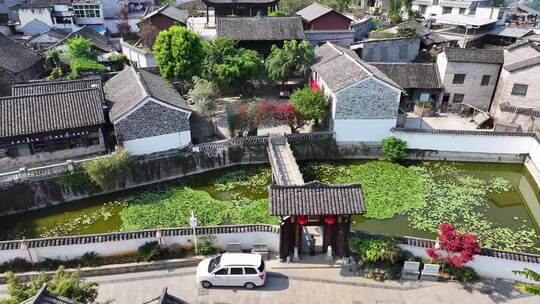 4k航拍贵州贞丰古城  历史文化名城