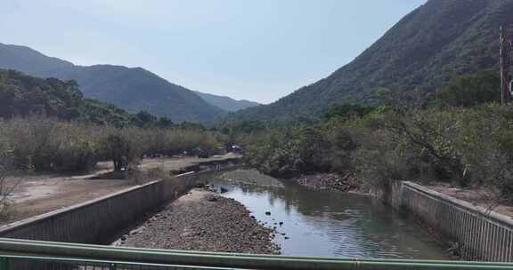 香港西贡区咸田湾航拍