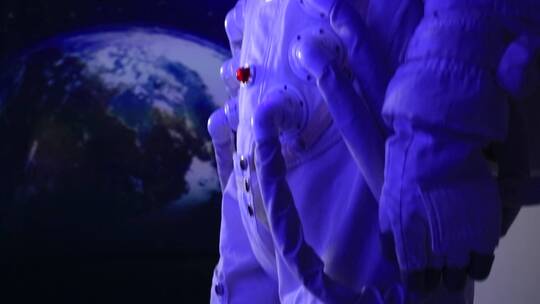 太空宇航员视频素材模板下载