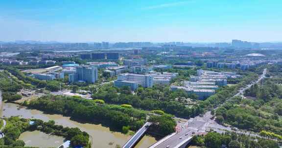 广州中医药大学航拍校园