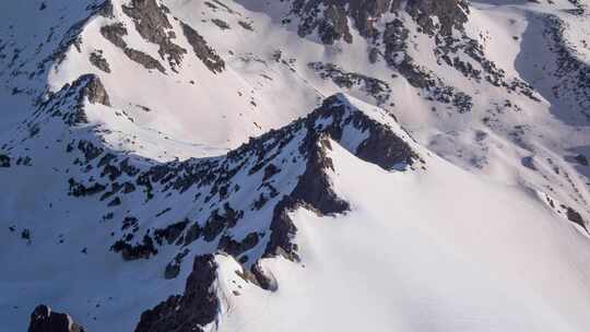 雪，山脉，山顶，阿尔卑斯山