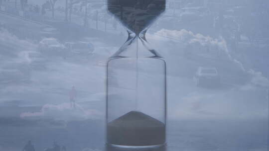 间流逝时间变化城市时间时光流逝工作时间