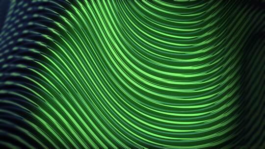 循环金属波背景绿色4K视频素材模板下载