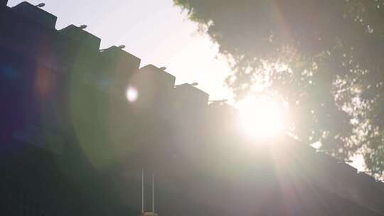 春节回家过年年味新年灯笼过年街道