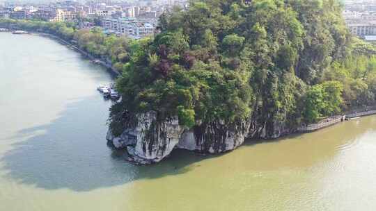 航拍桂林象鼻山