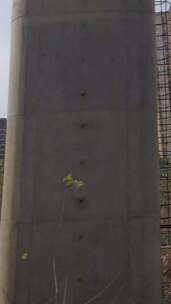 竖版航拍沿途高铁火车窗外风景实拍