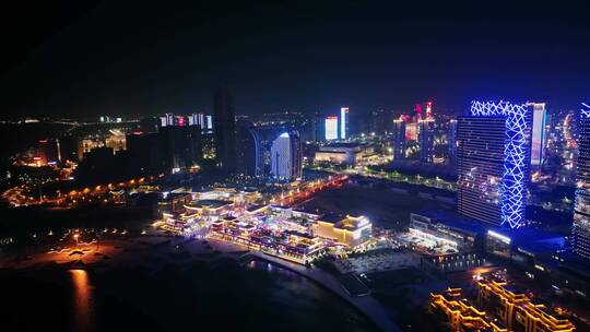 胶南夜景亮化西海岸夜景