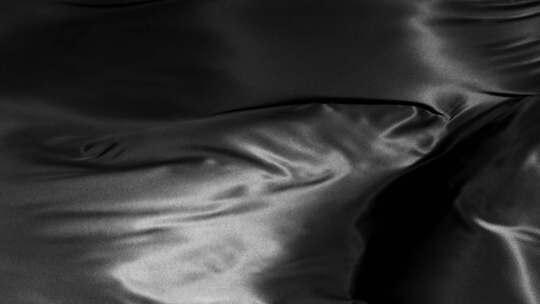 黑色绸缎布料特写