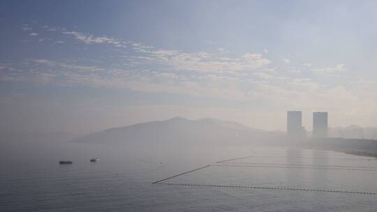 威海高区国际海水浴场日出延时4K