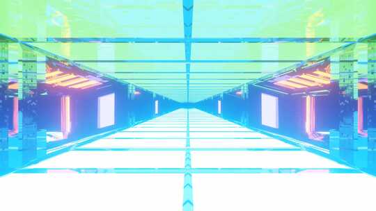 环状动态炫目电影隧道