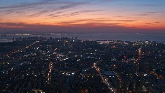 青岛夜景市北CBD夜景