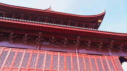 杭州萧山湘湖先照寺建筑风景