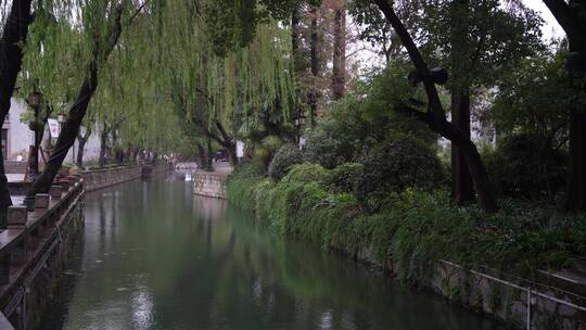 浙江湖州南浔古镇江南水乡风景