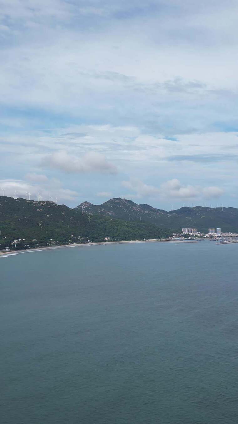 竖版视频广东汕头南澳岛十里银滩