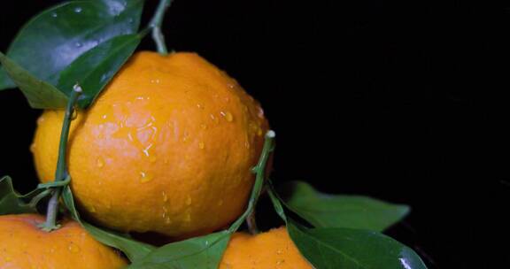 冲洗新鲜橙子柑橘桔子创意碰撞合集诱人4K