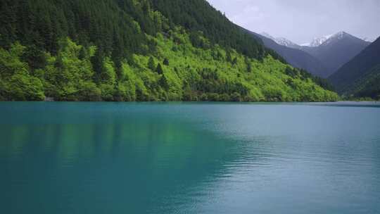 九寨沟春天的景色