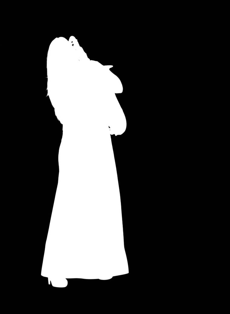 音乐乐器演奏人物动作剪影