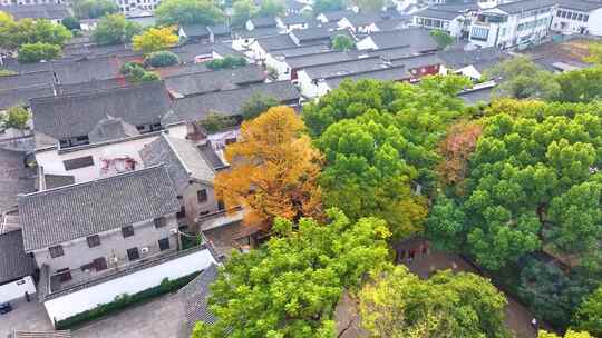 浙江绍兴城市地标航拍旅游景区景点城市风景