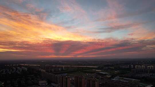 夕阳 晚霞 天空 治愈系 黄昏 唯美