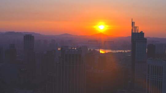 日落 落日 夕阳