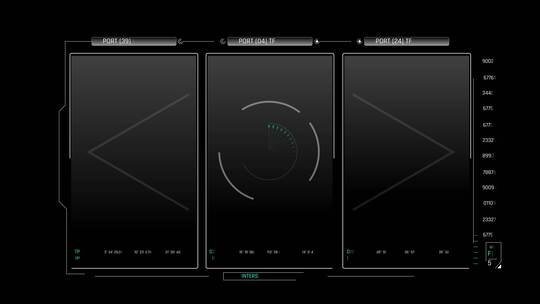 HUD智能大数据面板特效合成未来科技视频素材模板下载