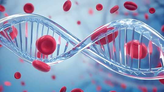 医疗 DNA 基因链 4K