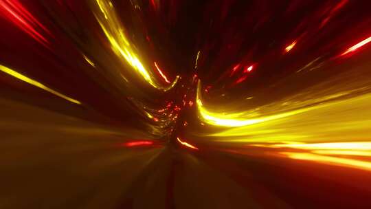 多色闪光霓虹灯隧道三维动画视频素材模板下载