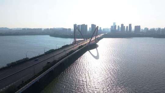 江西南昌艾溪湖大桥CBD商务区城市建筑素材