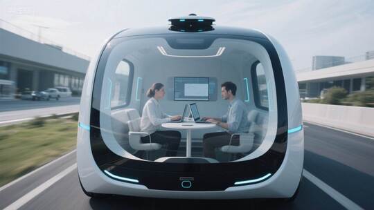 未来汽车，无人驾驶汽车城市巡航