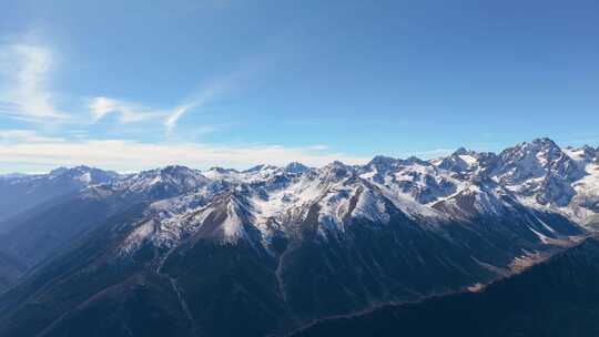 云南白马雪山航拍景观