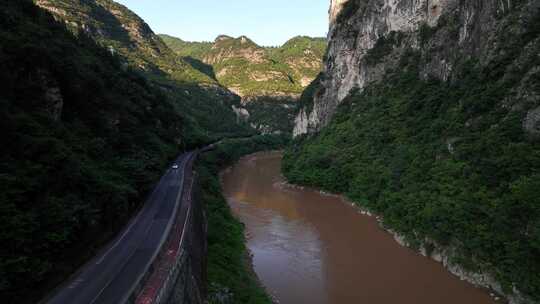 贵州赤水河谷旅游公路G212美酒河航拍