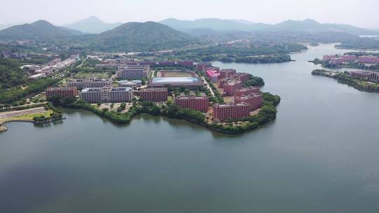 福建省泉州市洛江区马甲镇仰恩大学航拍校园