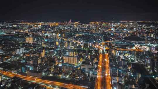 现代化智慧数字城市夜景