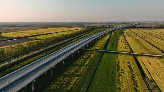 阜阳四里湖中岗大桥公路4K