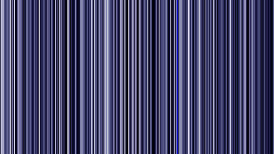 黑白和蓝色垂直线振荡的循环动画