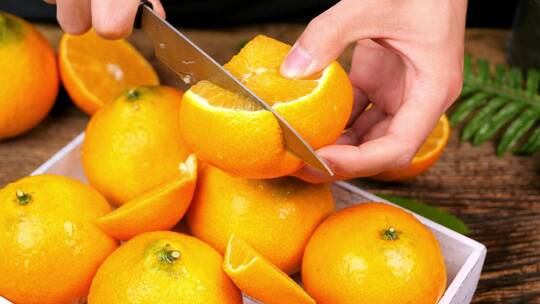 爱媛橙 橙子 新鲜橙子视频素材模板下载