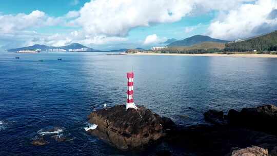 广东阳江海陵岛旅游风光航拍