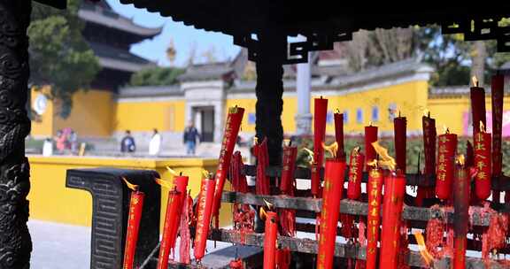 苏州重元寺香炉香火祈福