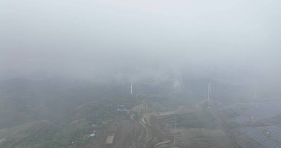 电网电力发电太阳能发电站能源风车风力