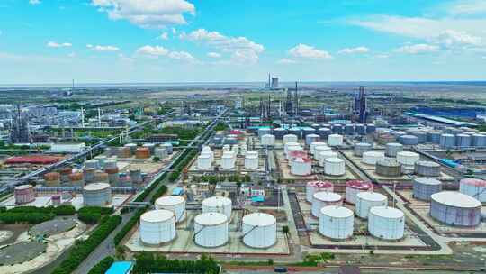 新疆克拉玛依石油工业城市HDR航拍