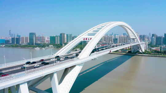 高架 卢浦大桥 车流 大桥 上海