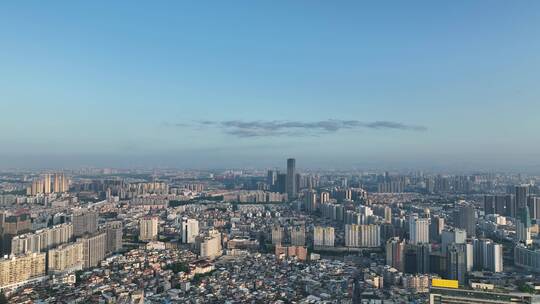 广东省东莞市城市风光航拍