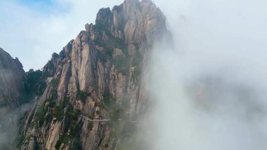 安徽黄山风景区云海延时美景唯美风景视频素