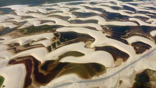 Lencois Maranhens巴西。热带风光。巴西东北部。