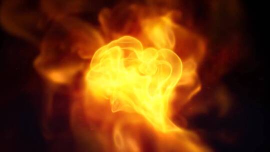 火焰标题电影电视节目预告片开场logoAE模板