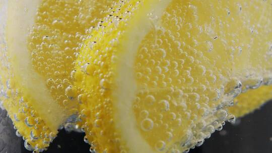 柠檬雪碧，夏日冰爽汽水冷饮气泡水视频素材模板下载