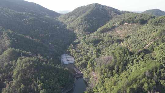 祖国大好河山连绵起伏山川航拍