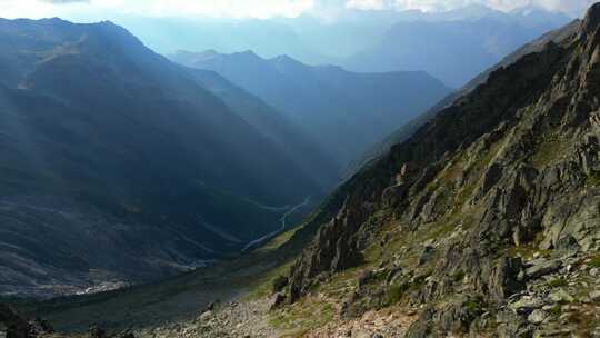 阿尔卑斯山，山脉，峰，游览杜勃朗峰