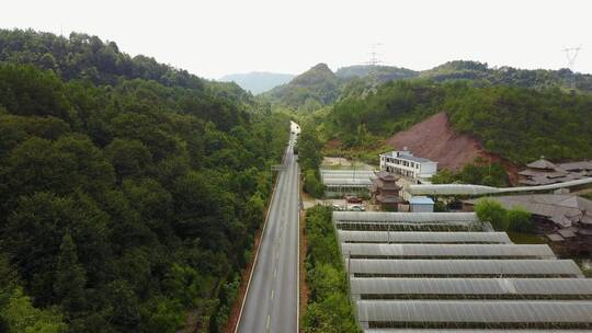 农村日光温室大棚视频素材模板下载